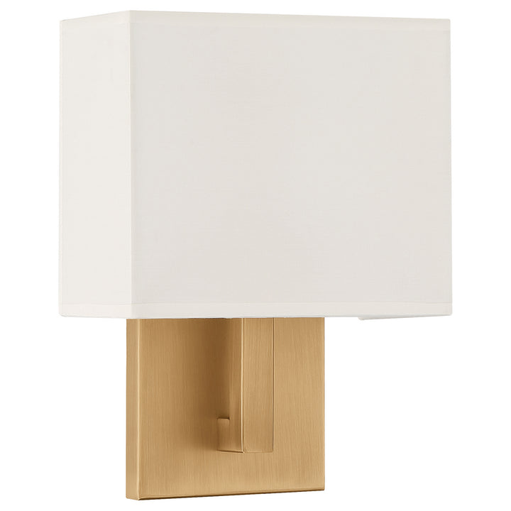 Access Mid Town 64061LEDDLP-ABB/WH Wall Sconce Light - Antique Brushed Brass