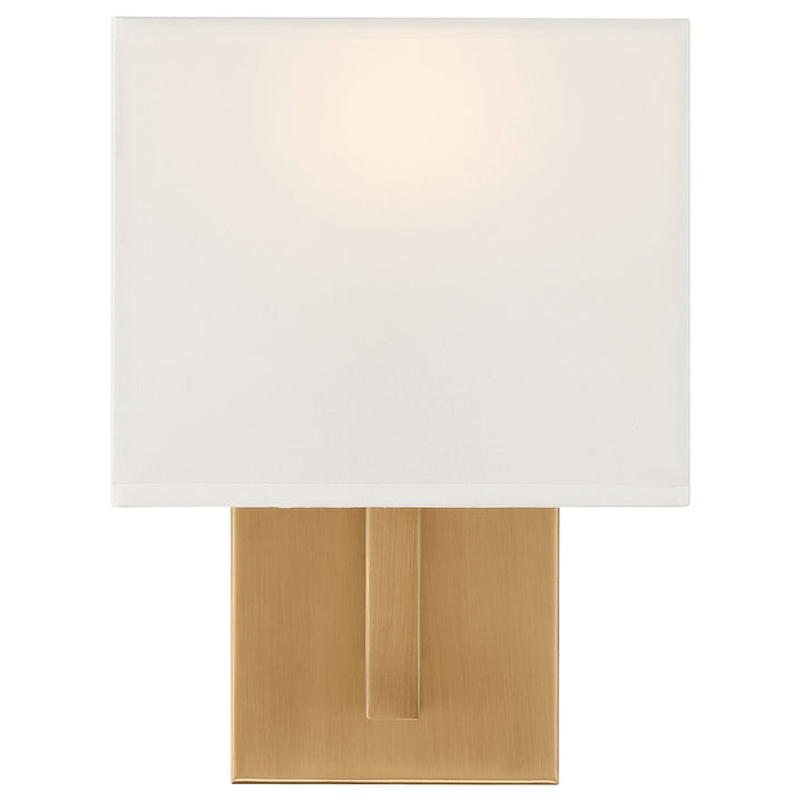 Access Mid Town 64061LEDDLP-ABB/WH Wall Sconce Light - Antique Brushed Brass