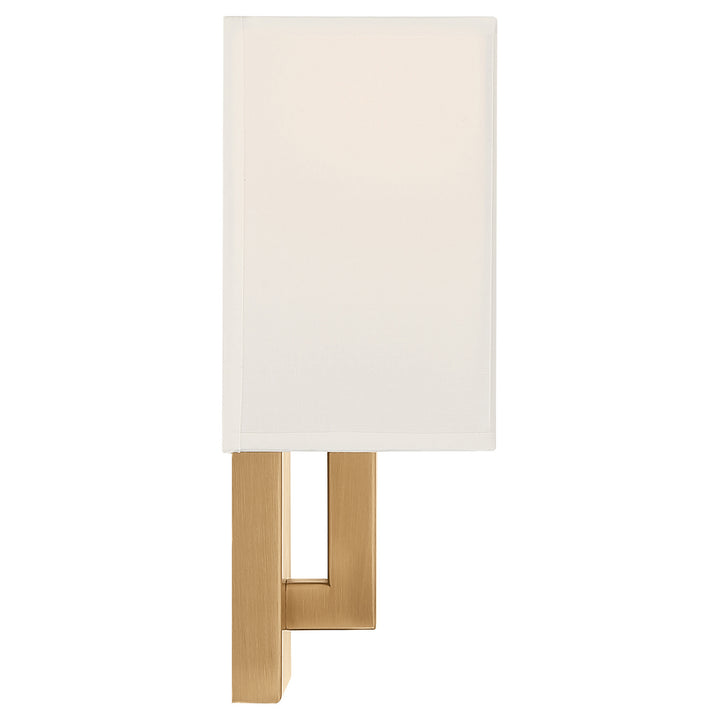 Access Mid Town 64061LEDDLP-ABB/WH Wall Sconce Light - Antique Brushed Brass