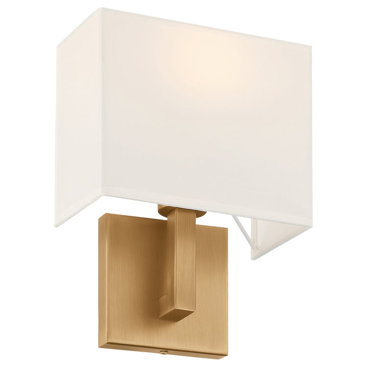 Access Mid Town 64061LEDDLP-ABB/WH Wall Sconce Light - Antique Brushed Brass