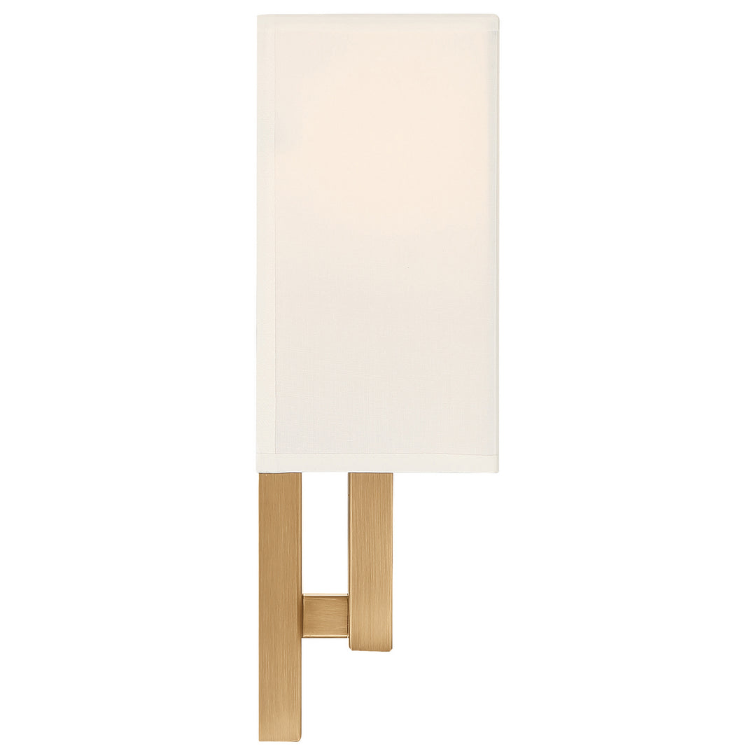 Access Mid Town 64062LEDDLP-ABB/WH Wall Sconce Light - Antique Brushed Brass