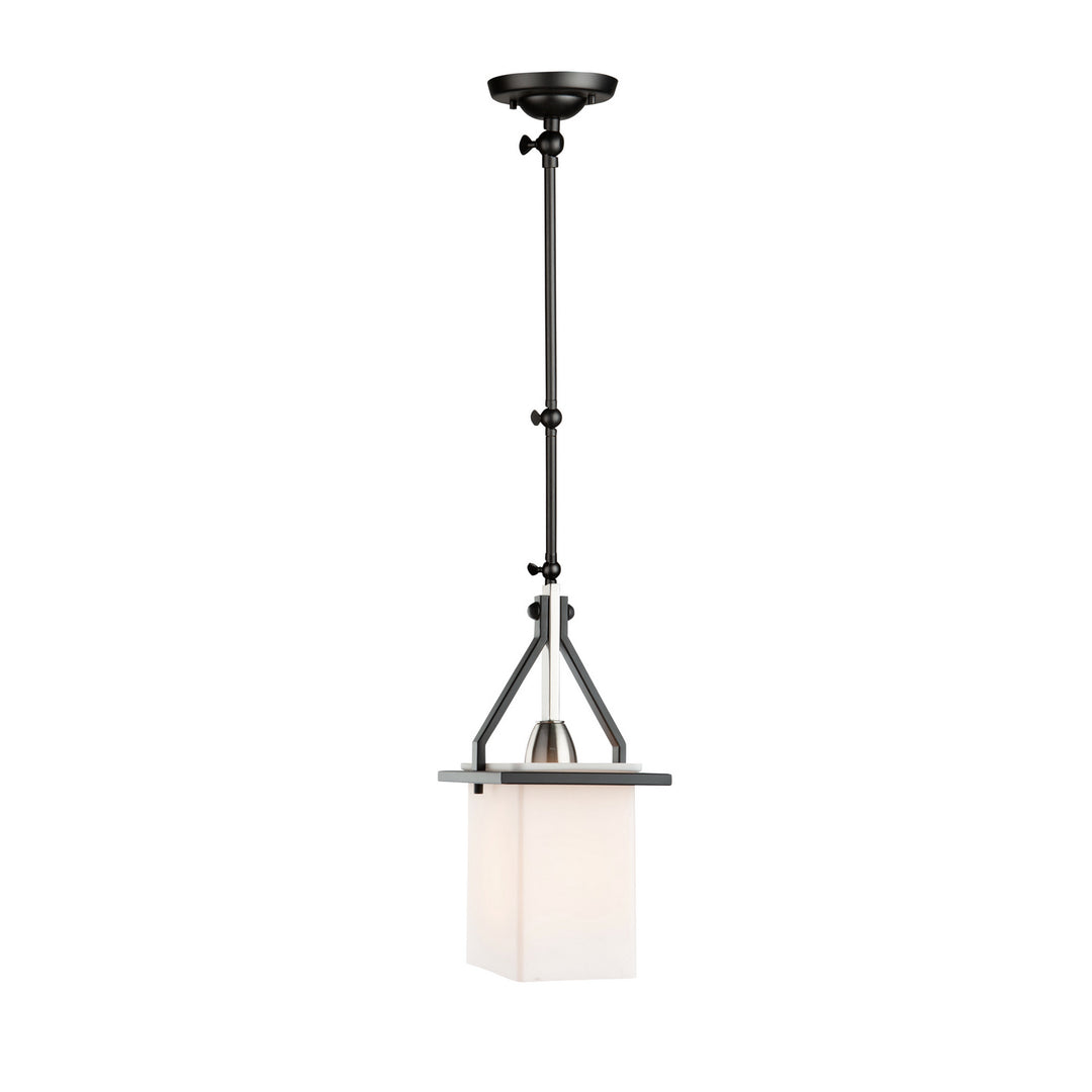 Artcraft Brydon AC11240NB Pendant Light - Black and Brushed Nickel