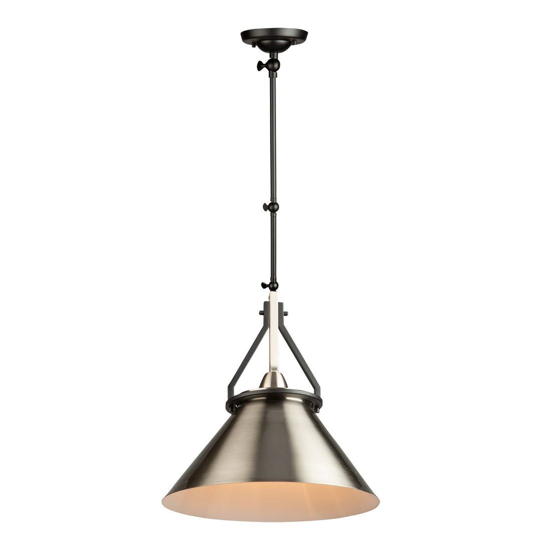 Artcraft Brydon AC11242NB Pendant Light - Black and Brushed Nickel