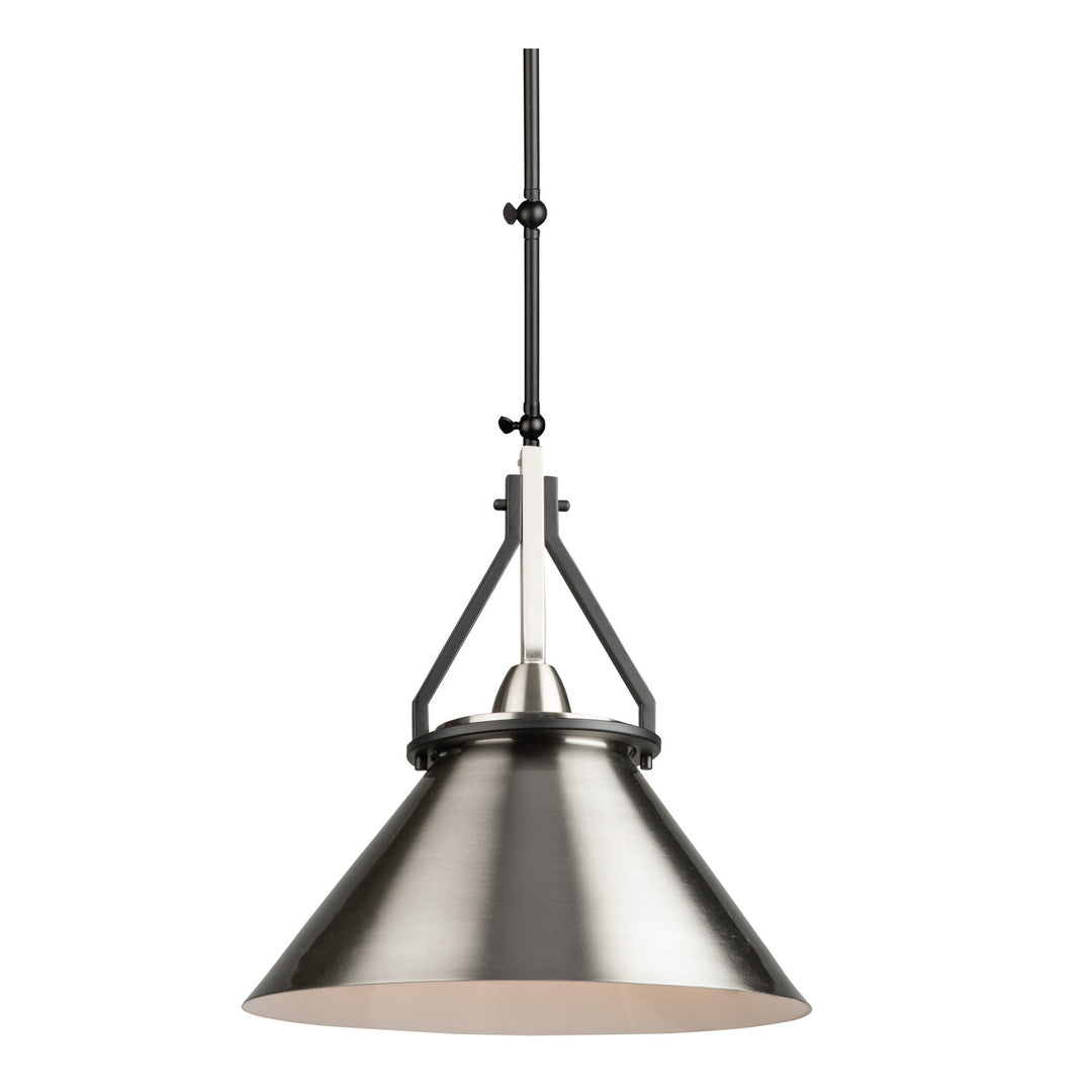 Artcraft Brydon AC11242NB Pendant Light - Black and Brushed Nickel