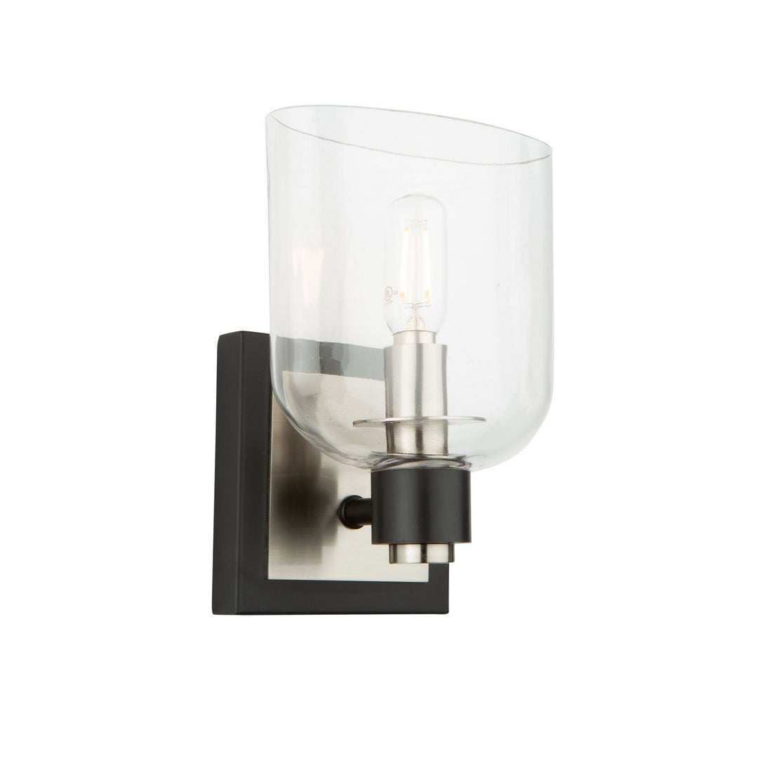 Artcraft Lyndon AC11691NB Wall Light - Black and Brushed Nickel