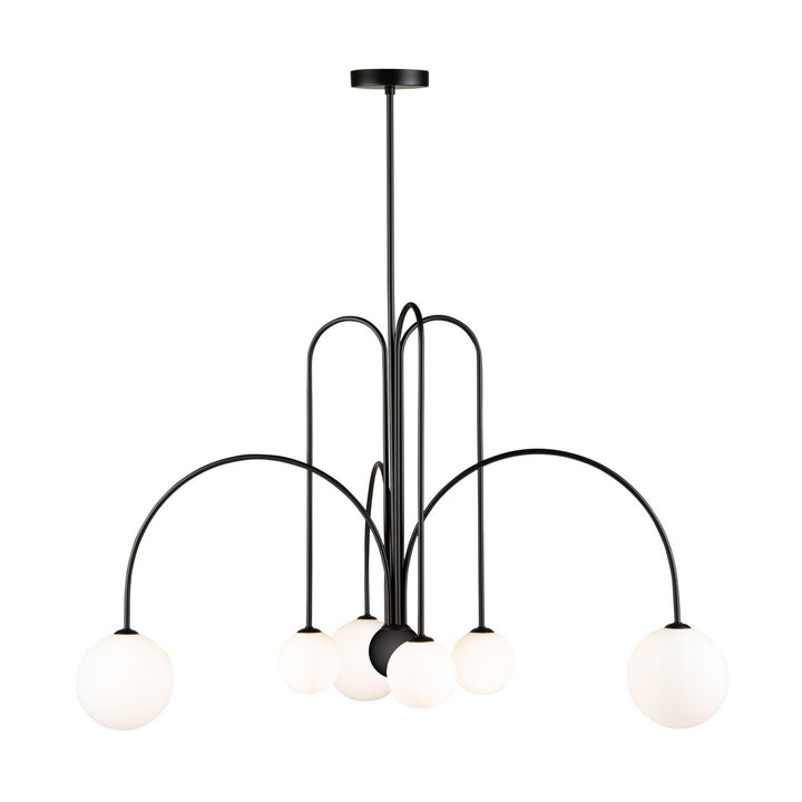 Artcraft Comet AC6656BK Chandelier Light - Semi Matte Black