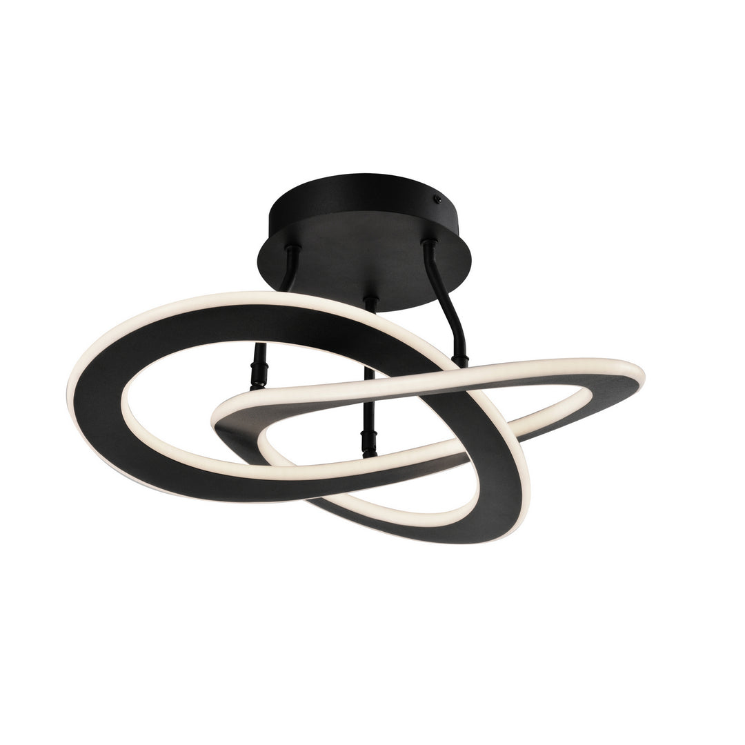 Artcraft Wave AC7078BK Ceiling Light - Black