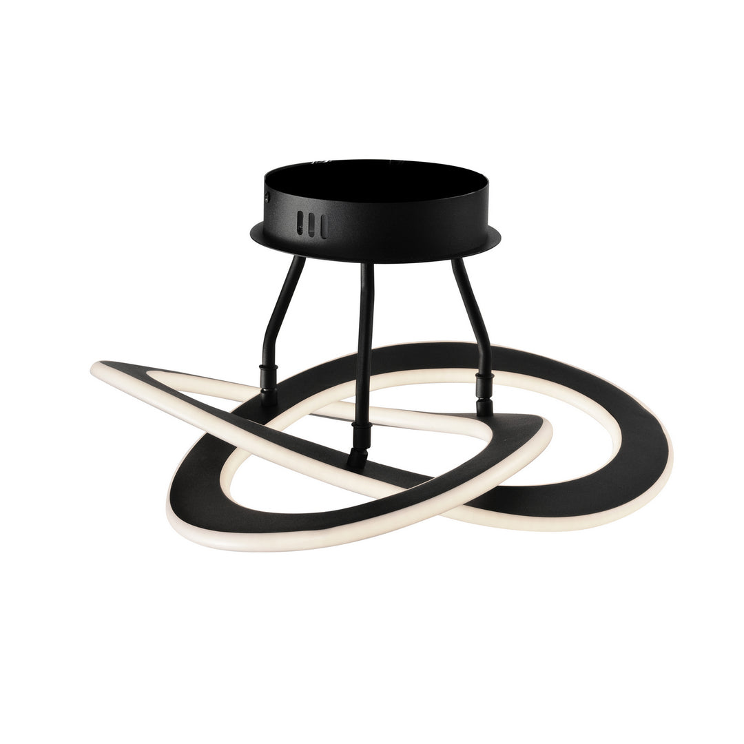 Artcraft Wave AC7078BK Ceiling Light - Black