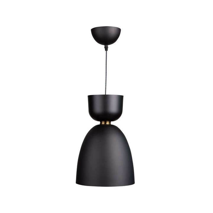 Artcraft Tempo SC13291BK Pendant Light - Matte Black and Brass