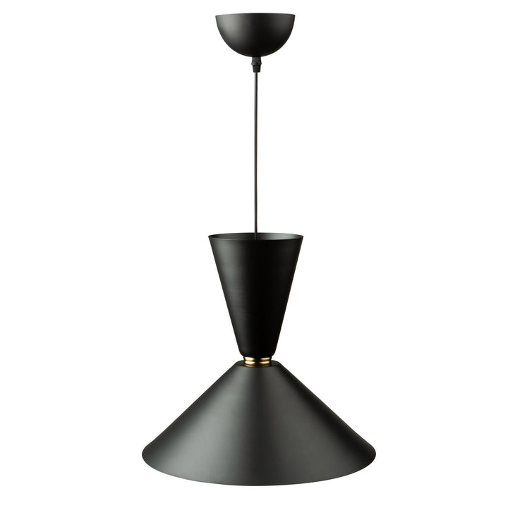 Artcraft Tempo SC13292BK Pendant Light - Matte Black and Brass