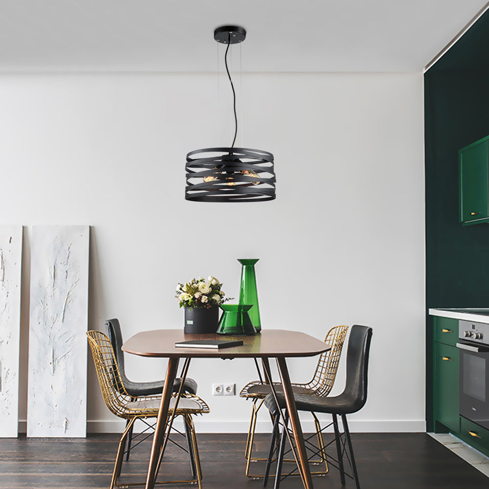 Maxilite Salerno MX 2157-07 Pendant Light - Black