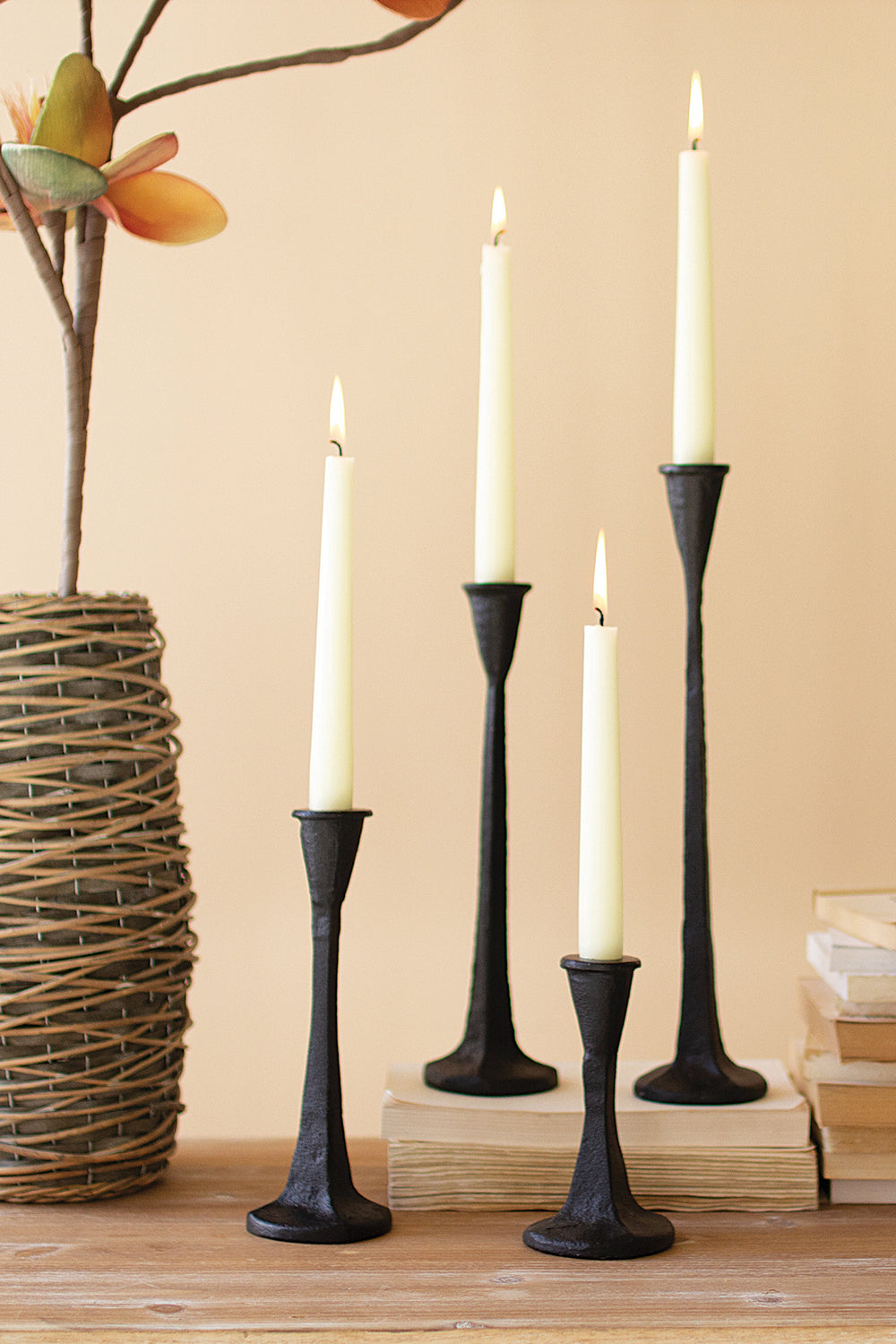 Kalalou Lighting CYB1400  Candle Holders Home Decor Bronze / Dark