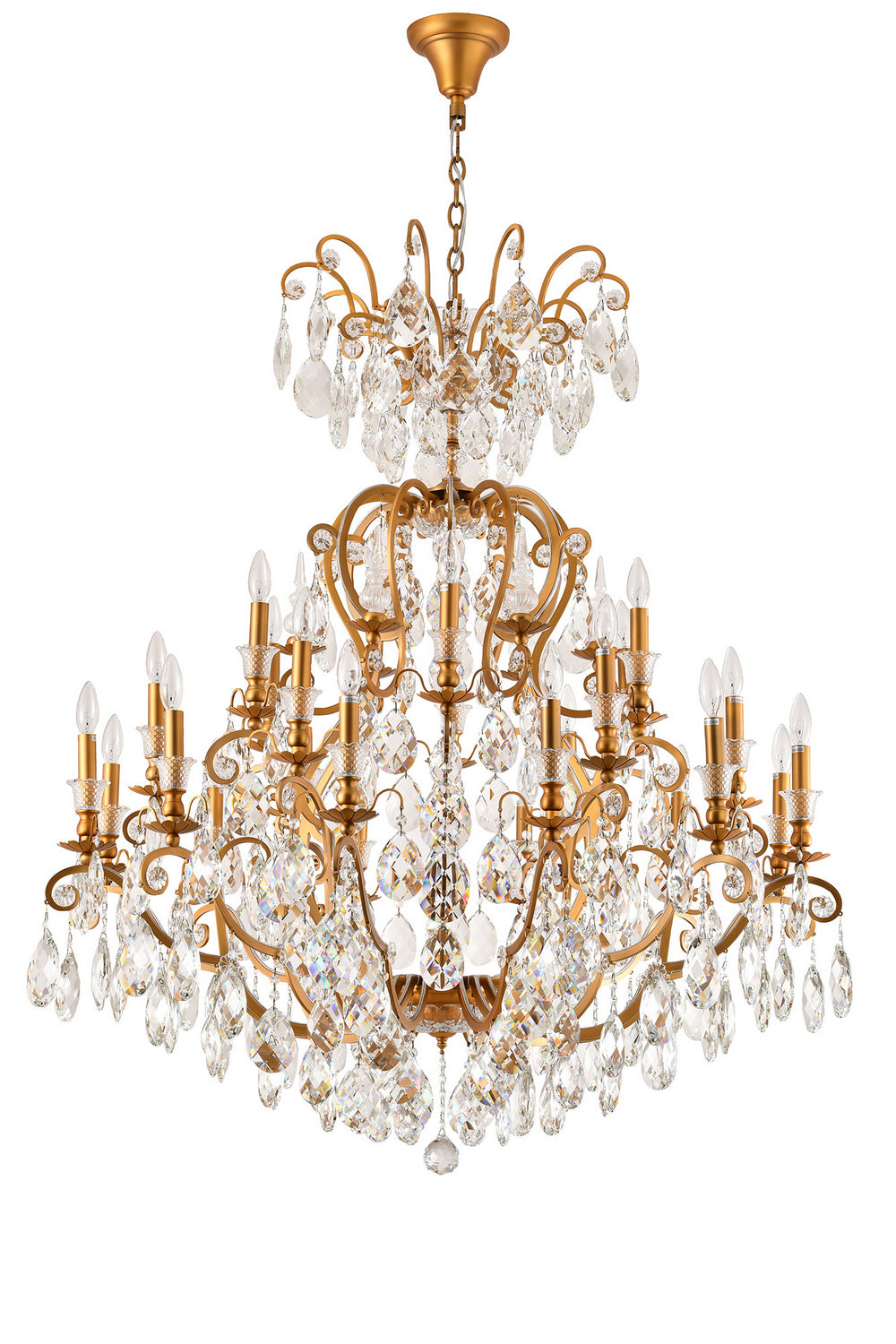 Bethel International BET78BR Chandelier Light - Brass