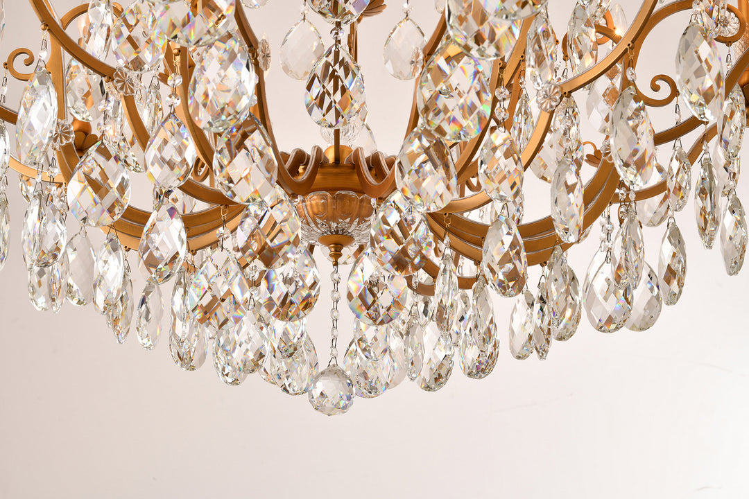 Bethel International BET78BR Chandelier Light - Brass