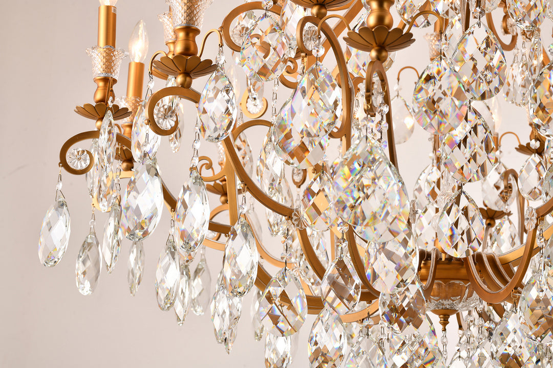 Bethel International BET78BR Chandelier Light - Brass