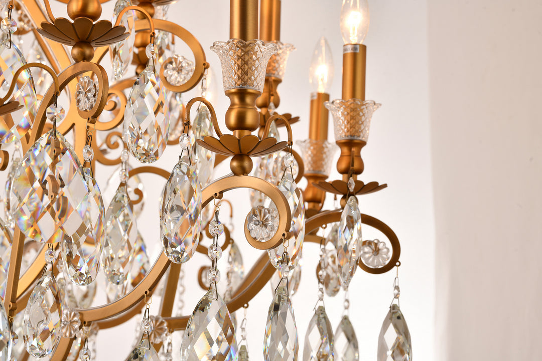 Bethel International BET78BR Chandelier Light - Brass