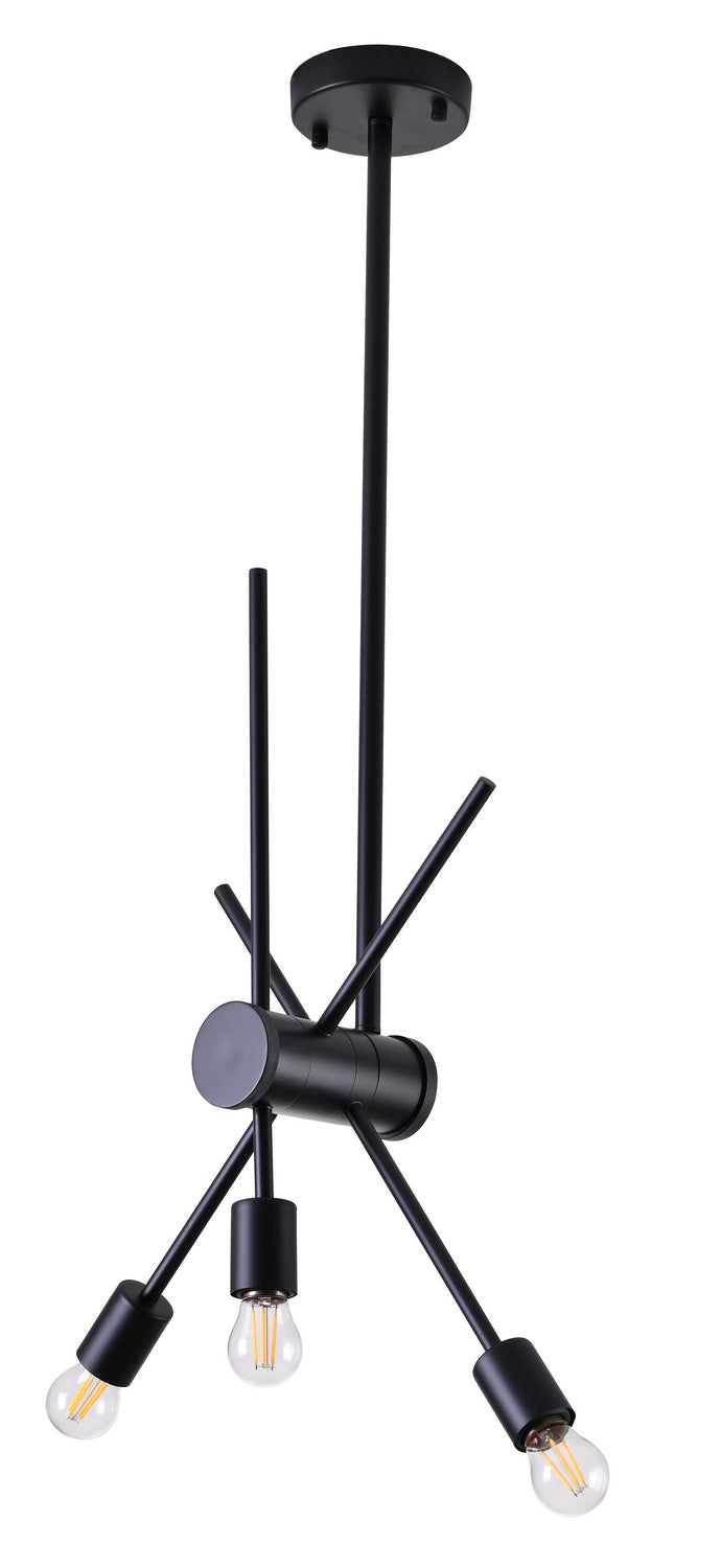 Bethel International DU76C25BLK Chandelier Light - Matte Black