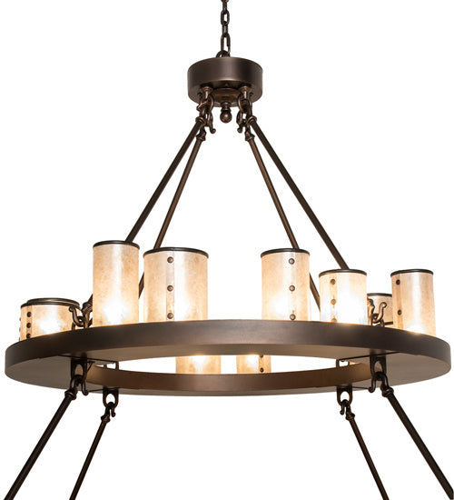 Meyda Tiffany Loxley 238892 Chandelier Light - Mahogany Bronze