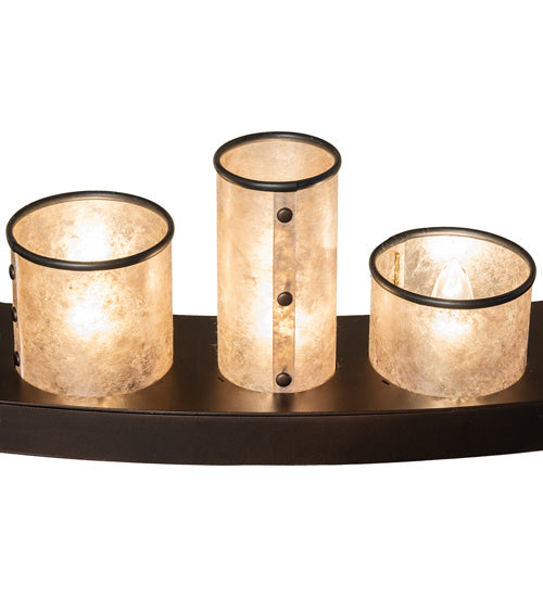 Meyda Tiffany Loxley 238892 Chandelier Light - Mahogany Bronze