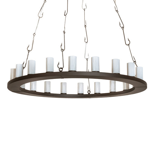 Meyda Tiffany Loxley 240760 Chandelier Light - Steel,Oil Rubbed Bronze