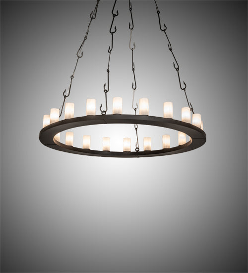 Meyda Tiffany Loxley 240760 Chandelier Light - Steel,Oil Rubbed Bronze