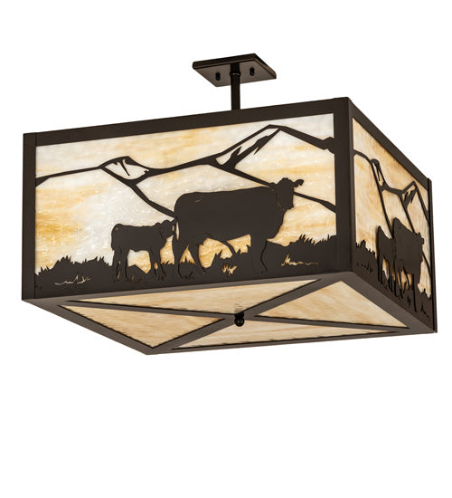 Meyda Tiffany Calf & Cow 241426 Ceiling Light