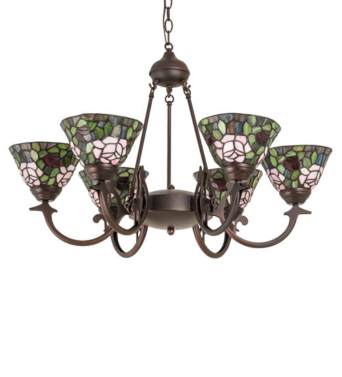 Meyda Tiffany Tiffany Rosebush 72651 Chandelier Light -