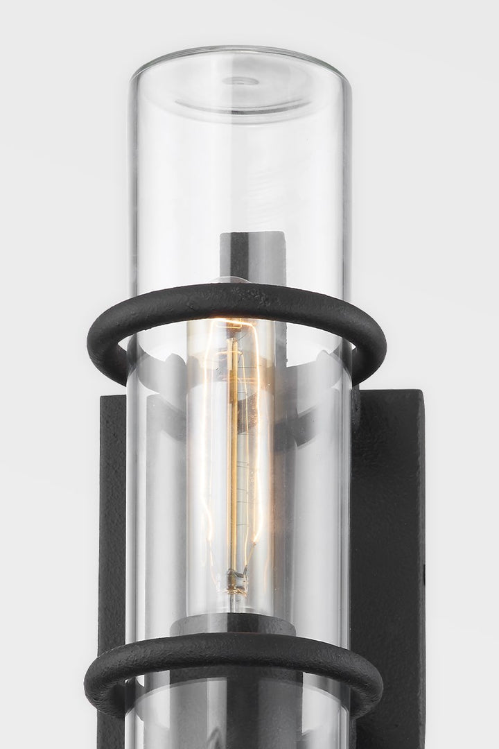 Troy Lighting B3920-FOR Elm One Light Wall Sconce Outdoor Bronze / Dark