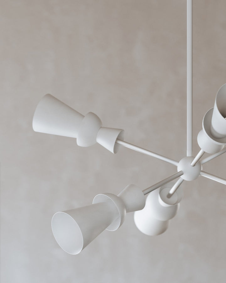 Troy Florence F7906-GSW Chandelier Light - Gesso White