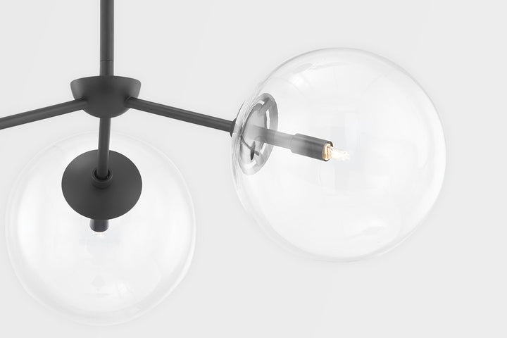 Troy Madrid F8203-SBK Chandelier Light - Soft Black