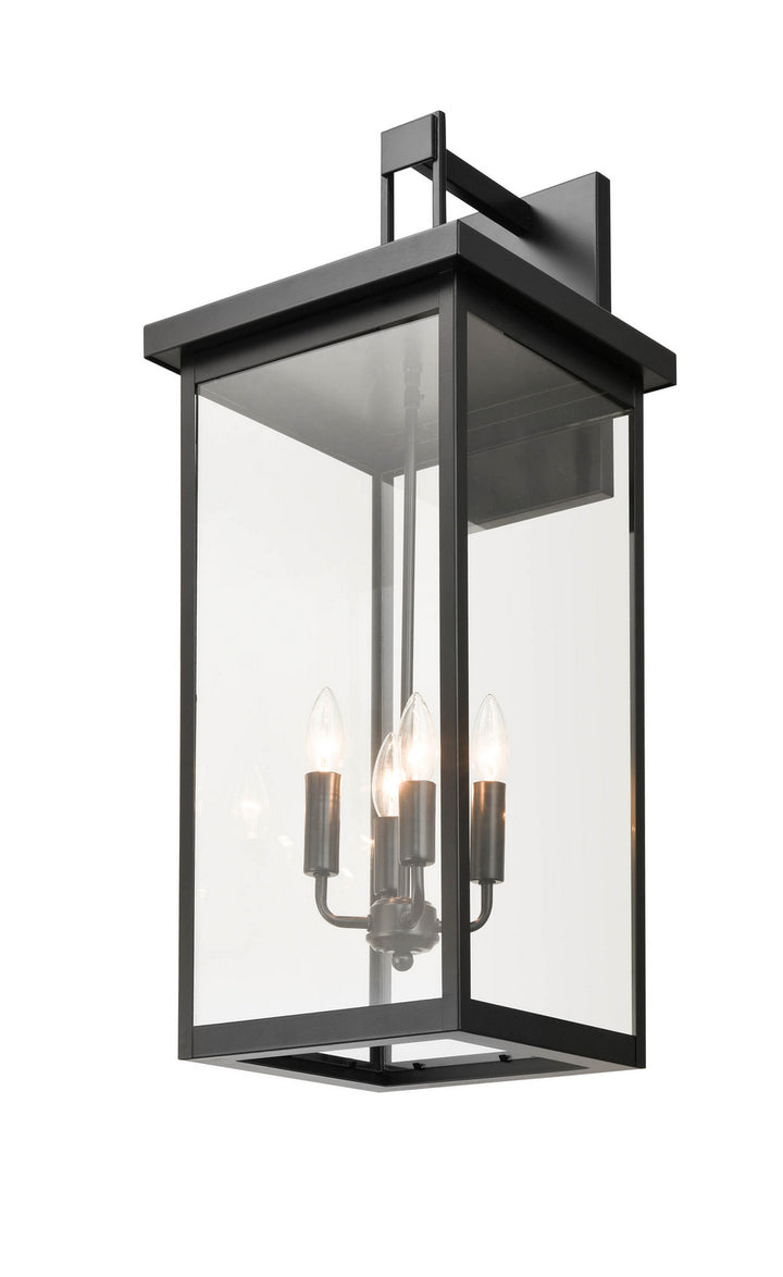 Millennium Lighting 2606-PBK Barkeley Four Light Outdoor Lantern Outdoor Black