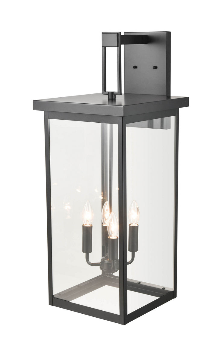 Millennium Lighting 2606-PBK Barkeley Four Light Outdoor Lantern Outdoor Black