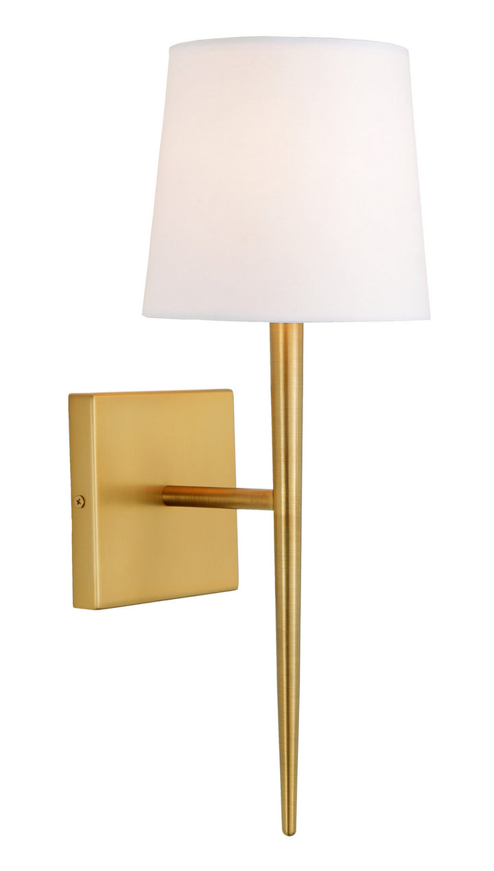JVI Designs Marcus 443-10 Wall Light - Satin Brass