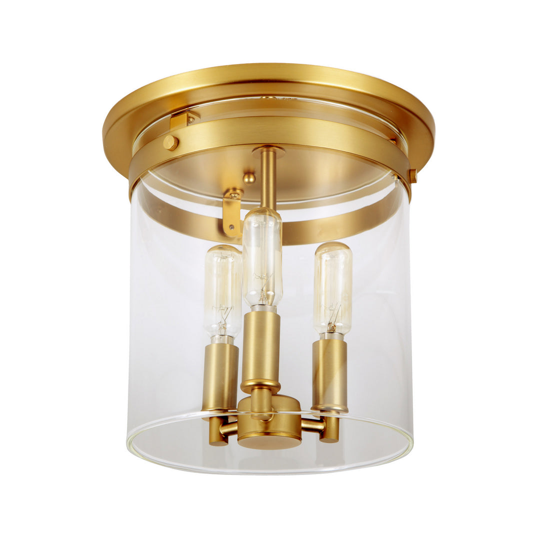JVI Designs Roxbury 3021-10 Ceiling Light - Satin Brass