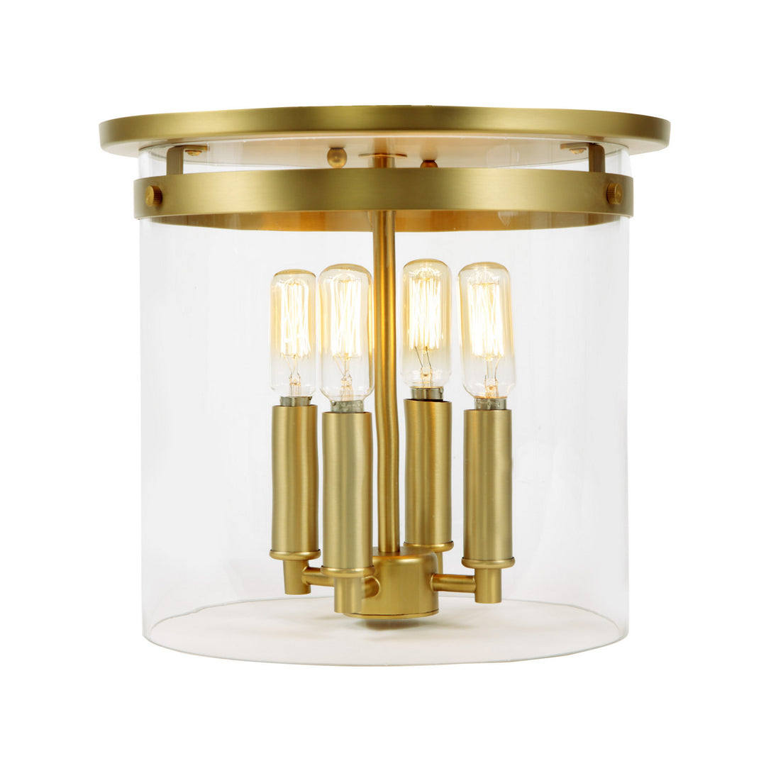 JVI Designs Roxbury 3022-10 Ceiling Light - Satin Brass