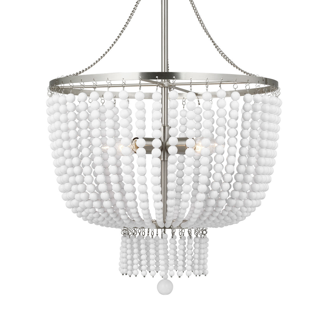 Visual Comfort Studio Jackie 5180704EN-962 Chandelier Light - Brushed Nickel