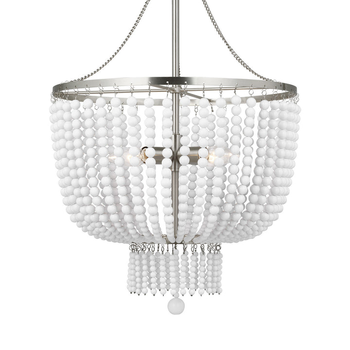 Visual Comfort Studio Jackie 5180704EN-962 Chandelier Light - Brushed Nickel