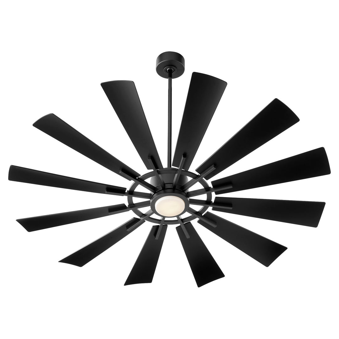 Quorum Cirque 46012-59 Ceiling Fan 60 in. - Matte Black