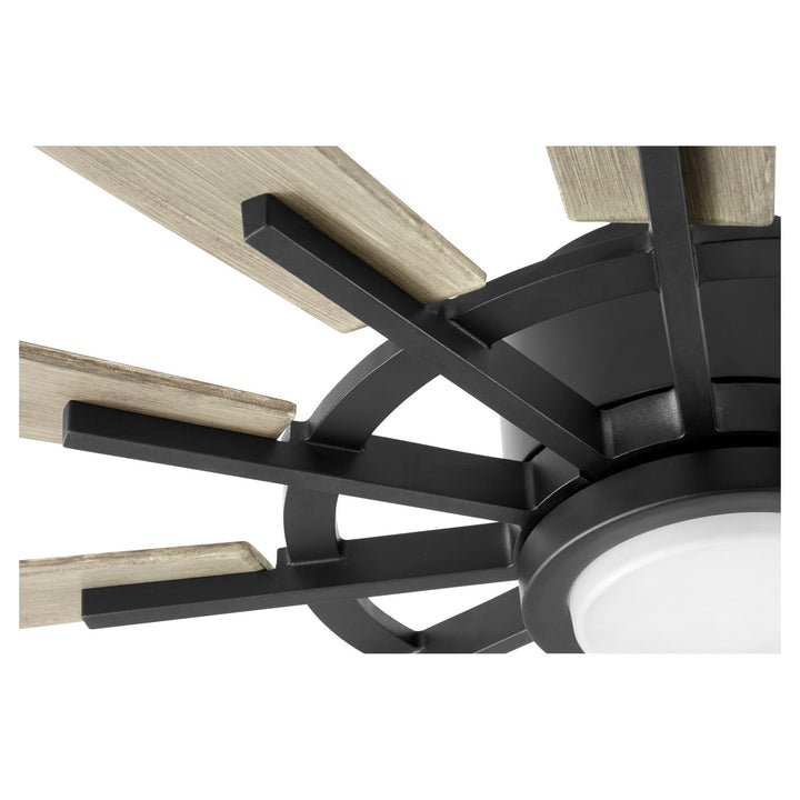 Quorum Cirque 46012-59 Ceiling Fan 60 in. - Matte Black