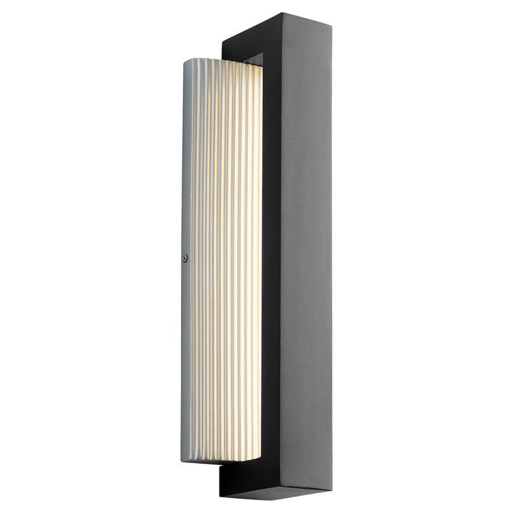 Oxygen 3-762-15 Verve LED Outdoor Wall Sconce Light Black