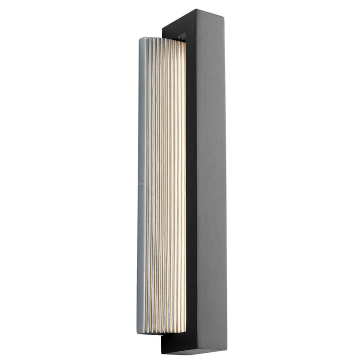 Oxygen 3-763-15 Verve LED Outdoor Wall Sconce Light Black