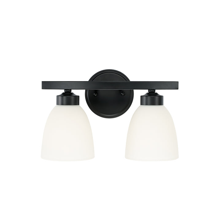 Capital Jameson 114321MB-333 Bath Vanity Light 13 in. wide - Matte Black