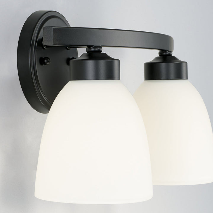 Capital Jameson 114321MB-333 Bath Vanity Light 13 in. wide - Matte Black
