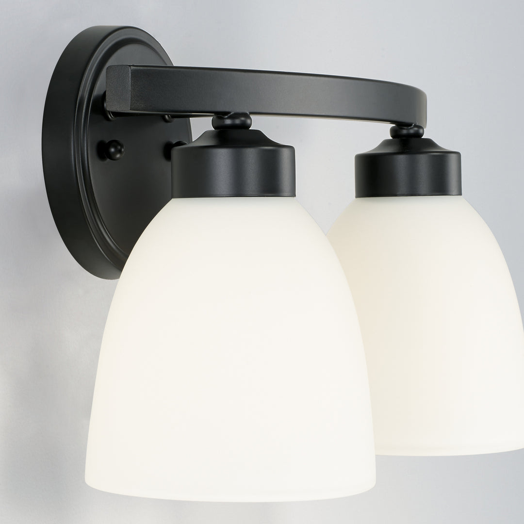 Capital Jameson 114321MB-333 Bath Vanity Light 13 in. wide - Matte Black