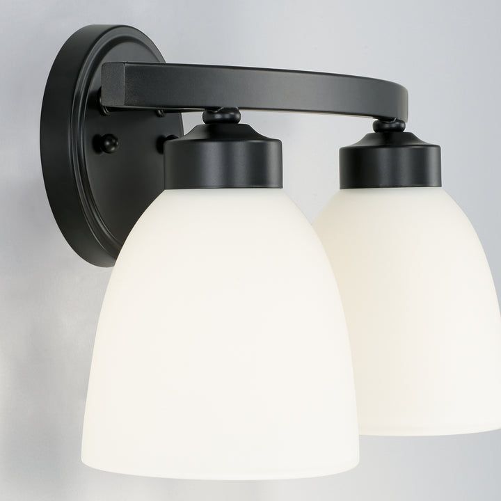 Capital Jameson 114321MB-333 Bath Vanity Light 13 in. wide - Matte Black