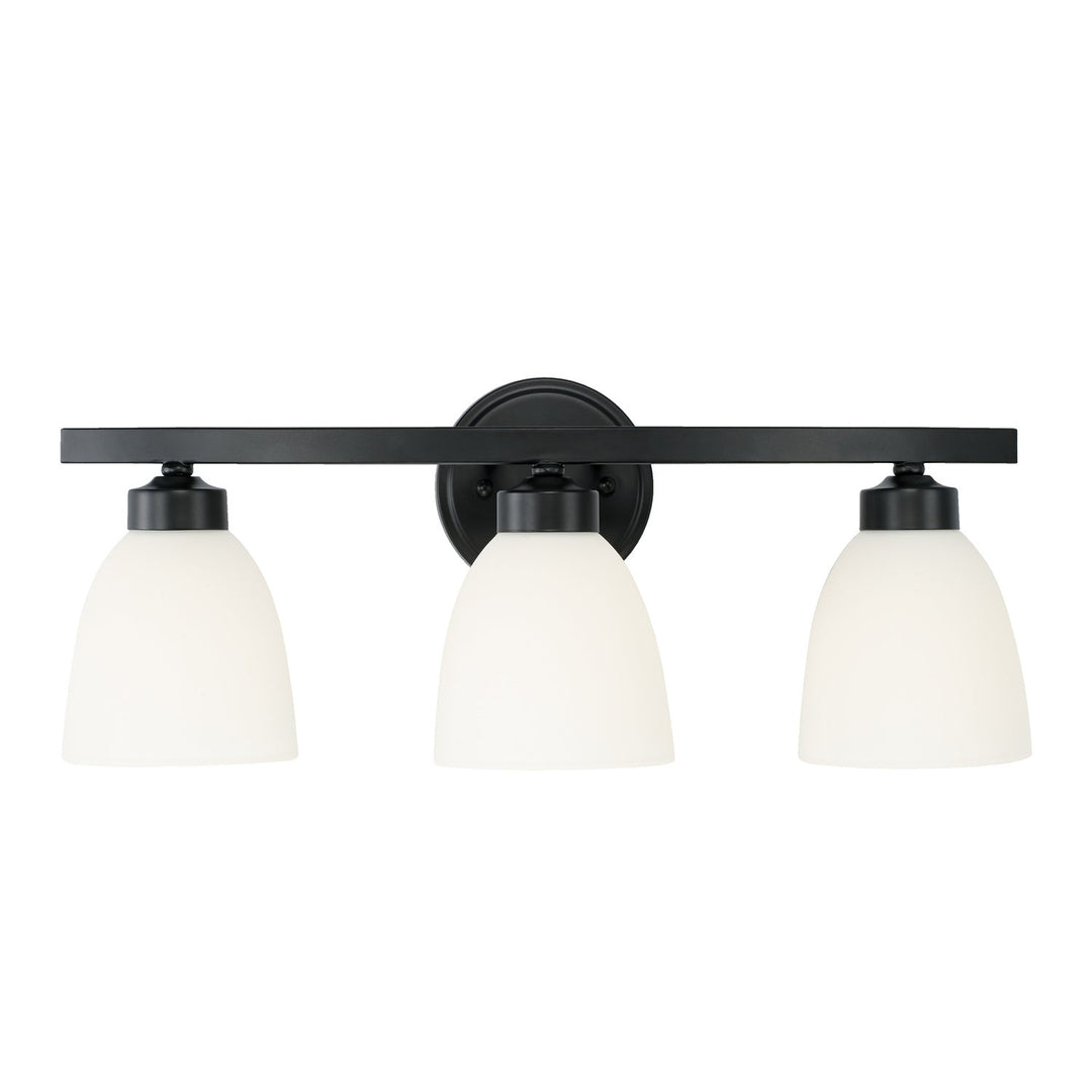 Capital Jameson 114331MB-333 Bath Vanity Light 21 in. wide - Matte Black
