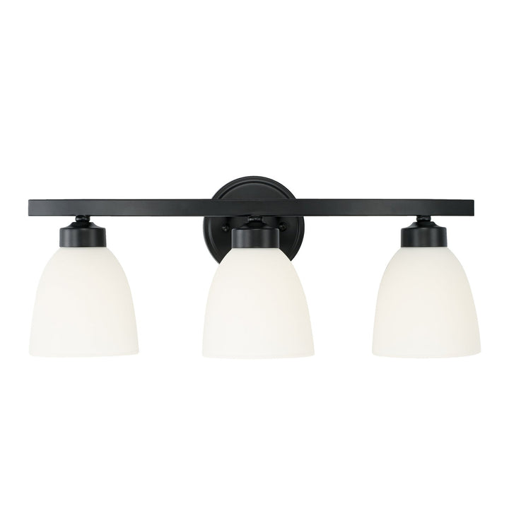 Capital Jameson 114331MB-333 Bath Vanity Light 21 in. wide - Matte Black