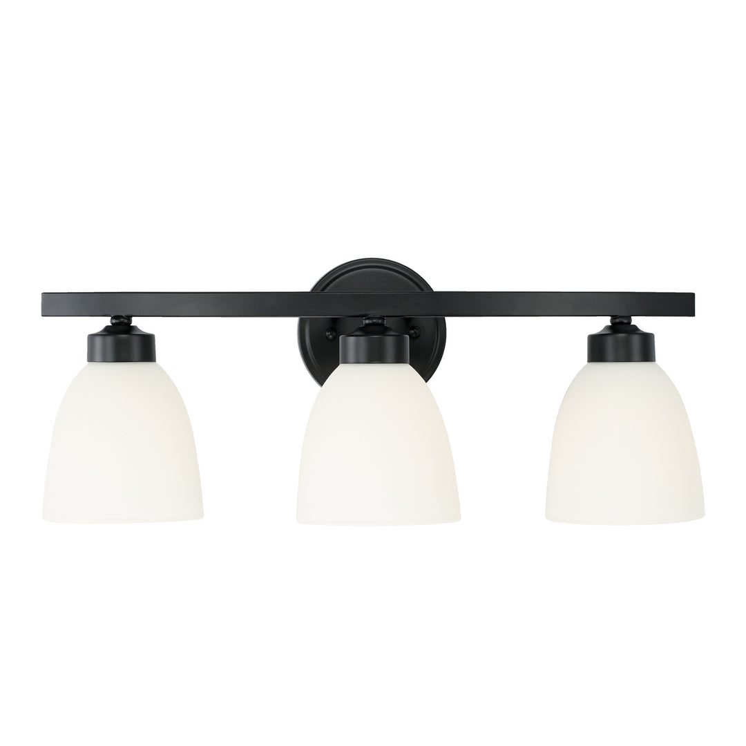 Capital Jameson 114331MB-333 Bath Vanity Light 21 in. wide - Matte Black