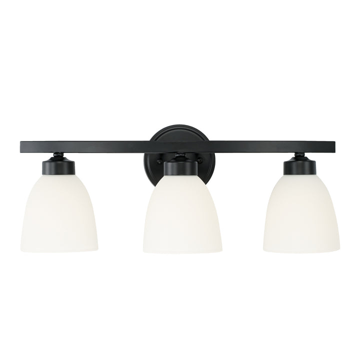 Capital Jameson 114331MB-333 Bath Vanity Light 21 in. wide - Matte Black