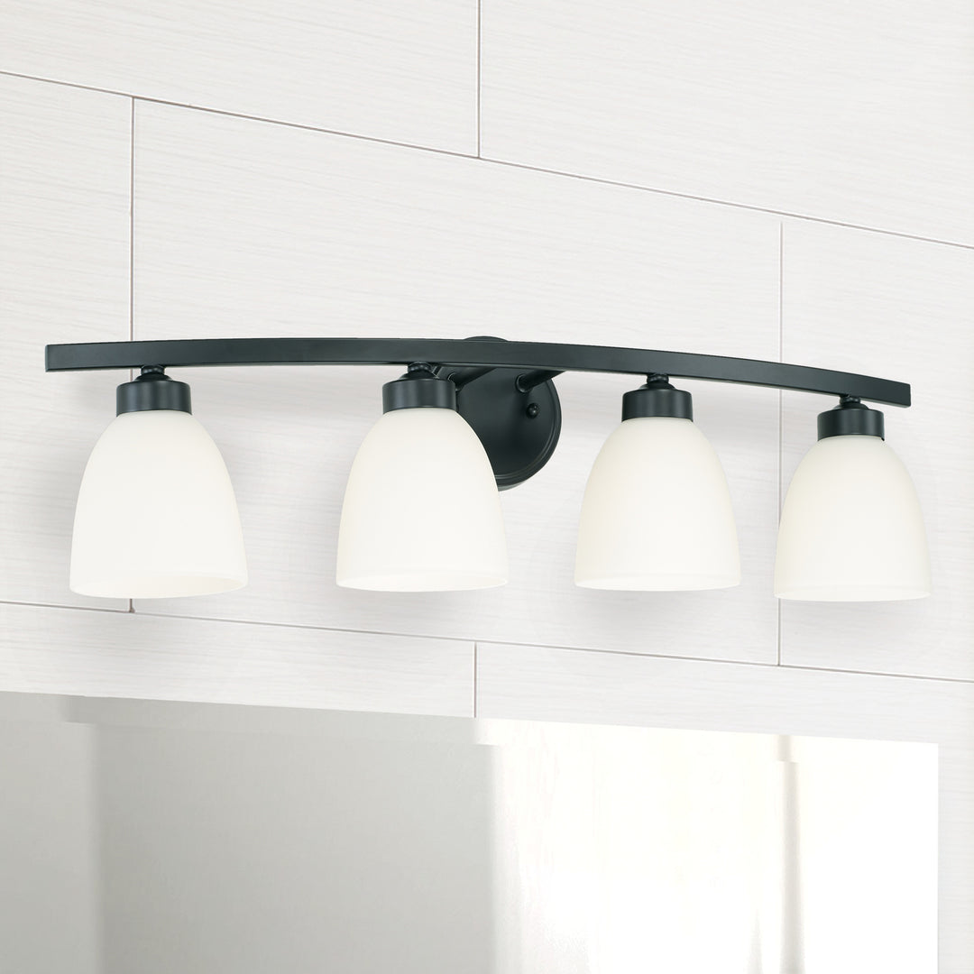 Capital Jameson 114341MB-333 Bath Vanity Light 29 in. wide - Matte Black